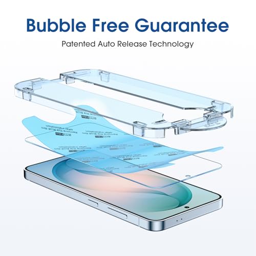 amFilm OneTouch for Samsung Galaxy S26 Screen Protector 6.3" Tempered Glass - size: S26-6.3"