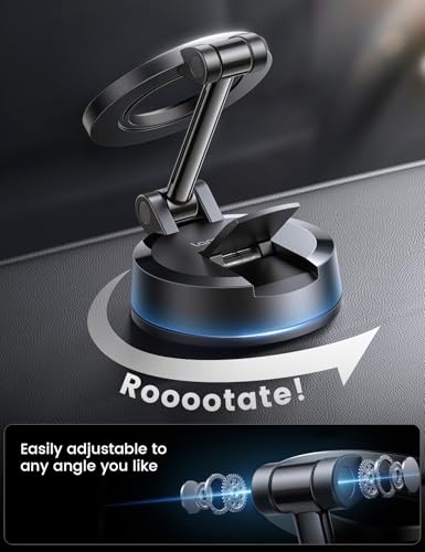 Lamicall for Magsafe Car Mount Dashboard Windshield 70LBS Powerful Suction - color: Carbon Fiber