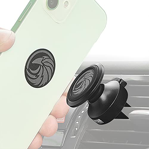 New 2026 Magnetic Cell Phone Holder for Car Vent【 All-Metal 】- for Any Smartphone (iPhone, Android, GPS) | Stylish All-Metal One-Hand & One-Sec Phone Mount for Car, +100 to Safeness & Comfort
