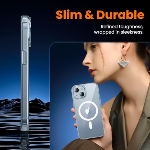 Privacy Case for iPhone 14 Plus,Magnetic iPhone 14Plus Phone Case Clear with Privacy Screen Protector & Camera Protector [Compatible with MagSafe] Shockproof Slim Cover for 14 Plus 5G - size: iPhone 14 Plus