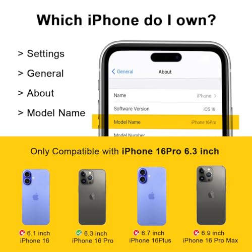 Phone Cases for iPhone 16 Pro Case Black with Belt Clip Heavy Duty | 3 Layers of Sturdy,Military Grade Shockproof ProHolster Protective Cases for iPhone 16 Pro Phone Case Black Blue - color: Black+Blue