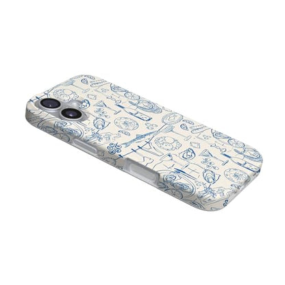 Casely iPhone 17 Case | Amalfi Aperitivo | Dolce Vita | Compatible with MagSafe | Classic Ultra Slim Design - color: Dolce Vita | Amalfi Aperitivo