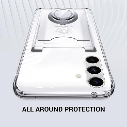 Shields Up for Samsung Galaxy S24 Plus Case with Card Holder Stand, Clear - color: Clear, size: Galaxy S24 Plus