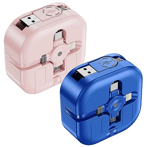 3 in 1 Multi Charging Cable 4A, Multiple Chargers for All Devices, 4Ft 2Pcs