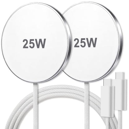 MagSafe Charger 25W Magnetic Wireless Charger Fast Charging Pad - color: SILIVER-1