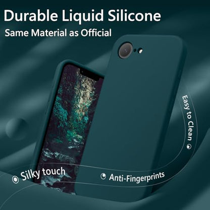 FireNova Magnetic for iPhone 17e Case/iPhone 16e Case,Teal | Compatible with MagSafe, Silicone Upgraded [Camera Protection] Phone Case, with Soft Anti-Scratch Microfiber Lining Inside - color: Teal, size: Iphone 17e/Iphone 16e