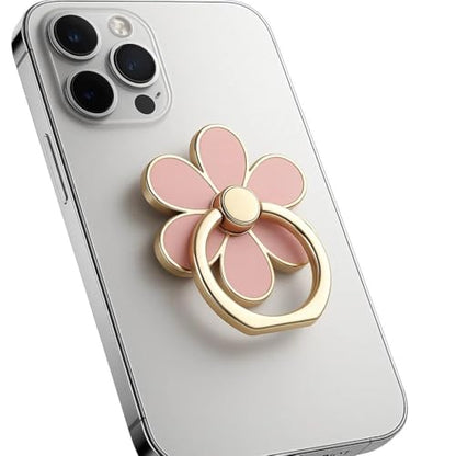 NXVX Phone Ring Holder Set, White & Pink, 2-Pack Grip - color: White / Pink