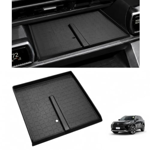Wireless Charging Protective Mat for Toyota RAV4 2026 Accessories Silicone Center Console Wireless Charging Anti-Slip Cover Pad Heat Insulation Waterproof Easy to Clean Black for RAV4 - size: for Toyota RAV4 2026