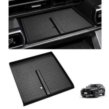 Wireless Charging Protective Mat for Toyota RAV4 2026 Accessories Silicone Center Console Wireless Charging Anti-Slip Cover Pad Heat Insulation Waterproof Easy to Clean Black for RAV4 - size: for Toyota RAV4 2026