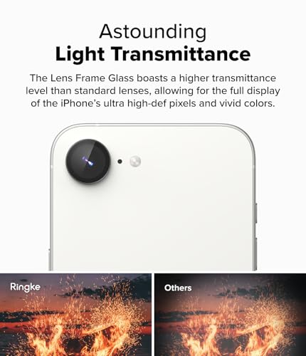 Ringke for iPhone 17e / 16e Camera Lens Protector [2 Pack] - size: iPhone 17e / iPhone 16e