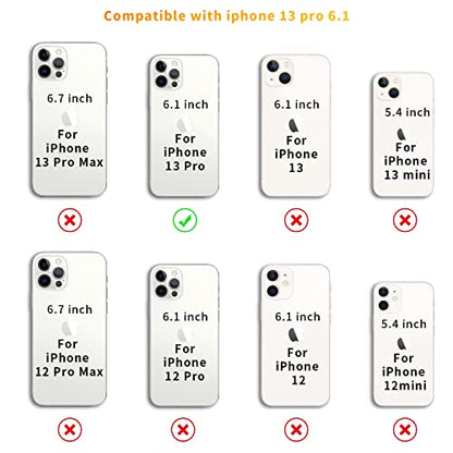 Crossbody Case for iPhone 13 Pro Clear TPU Soft Cover Holder Neck Cord Lanyard Strap Shockproof Protective Mobile Cover Case for iPhone 13 Pro - Black - size: for iPhone 13 Pro