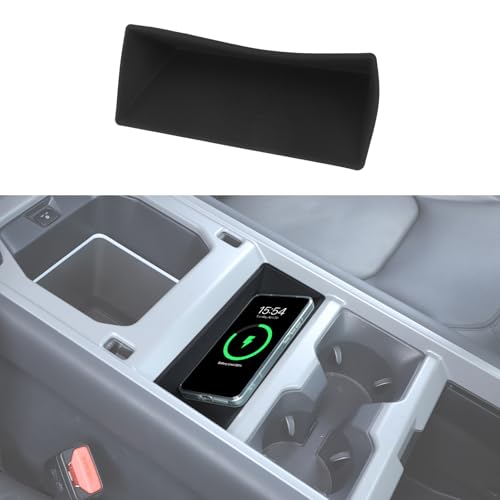 Center Console Wireless Charger Silicone Mat Compatible with 2025-2026 L@nd Rover Defender 90/110/130, Non-Slip Charging Protector Pad for Defender 2025 Accessories