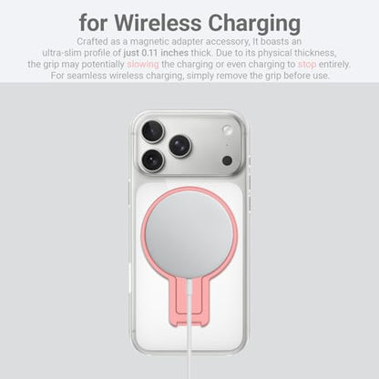 Grat 5 for Magsafe Magnetic Phone Grip Stand, Silver