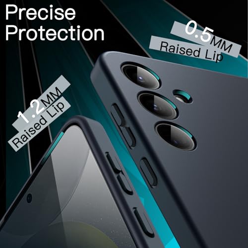JETech Slim Case for Samsung Galaxy S24, Dark Blue | Camera Lens Protection, Soft TPU Design, Matte Finish, Shockproof Protection - color: Dark Blue, size: S24