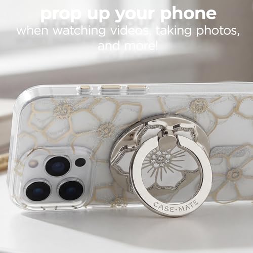 Case-Mate Magnetic Phone Grip and Ring Stand - MagSafe Holder - Floral Gems - color: Floral Gems