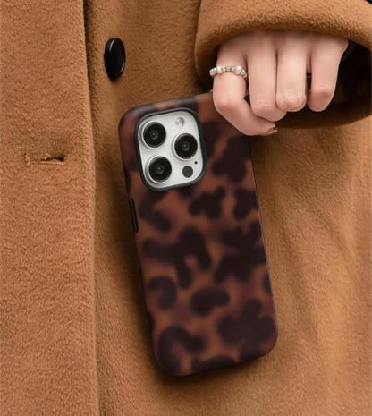 for iPhone 16 Pro Case with Tortoise Leopard Print Trendy Animal Pattern Dual-Layer Shockproof Drop Protection Tough Phone Cover - size: iPhone 16 Pro