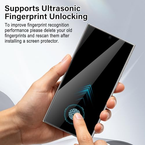 Screen Protector for Samsung Galaxy S24 Ultra 3 Pack | Privacy Tempered - color: Galaxy S24 Ultra