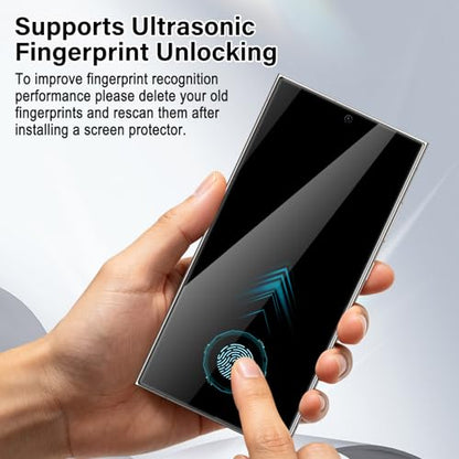 Screen Protector for Samsung Galaxy S24 Ultra 3 Pack | Privacy Tempered - color: Galaxy S24 Ultra
