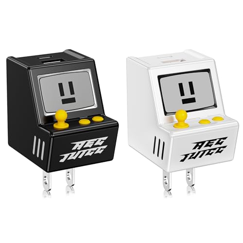 Aolcev for iPhone Charger 2 in 1 Dual USB A USB C Charger Block 2PCS 30W - color: Black+White