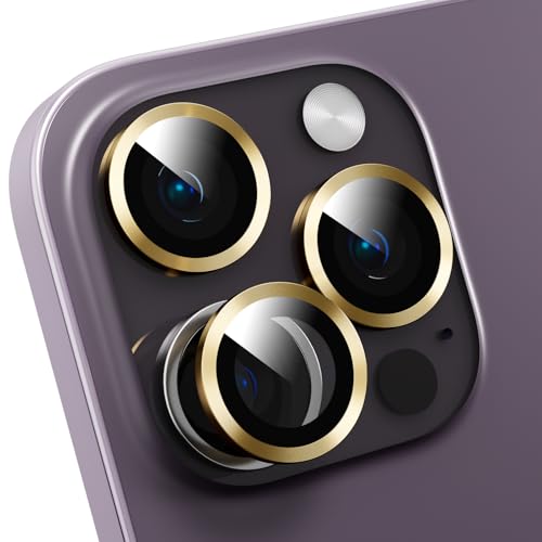 Camera Lens Protector Compatible with iPhone 11 Pro/11 Pro Max/iPhone 12 Pro,Scratch Resistant,HD Clear Tempered Glass Camera Lens Protection Cover,Case Friendly Easy to Install - Gold - color: Gold, size: iPhone 11 Pro/11 Pro Max/iPhone 12 Pro