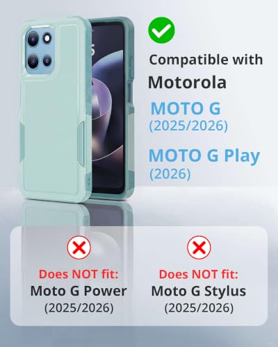 for Motorola Moto G 2026 2025 / G Play 2026 Case Mint Green - color: Mint Green