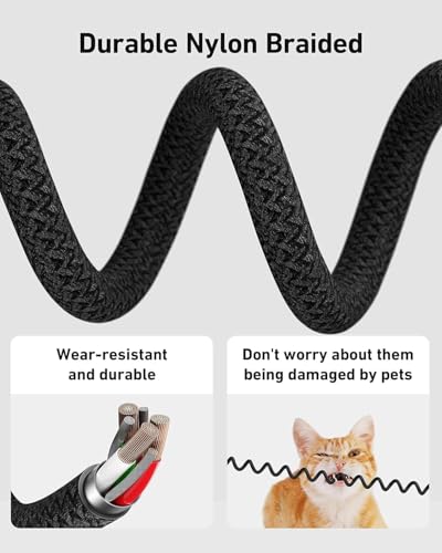 USB C Cable for Car 3FT/6FT, Coiled USB C to USB C Cable Fast Charging 66W - color: Black, size: 3FT&6FT, style: USB C to USB C