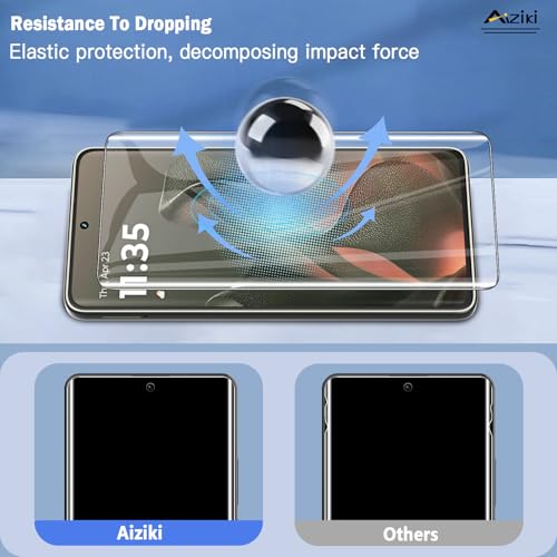 [3 Pack for Moto Edge 2025 Screen Protector, Flexible TPU Film, Self-Healing Bubble-Free, HD Clear, Case Friendly for Motorola Edge 2025