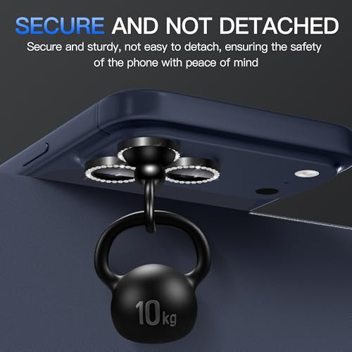 Suoman for iPhone 17 Pro/Pro Max Camera Lens Protector-Black - color: Diamonds-Black