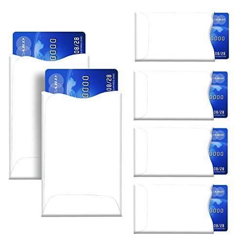 CAROUSELCHECKS RFID Blocking Sleeves, Pack of 15 (Credit Card Holders Only) for Identity Theft Protection