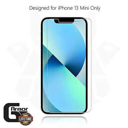 2 Pack Glass Screen Protector for iPhone 13 Mini - size: iPhone 13 Mini
