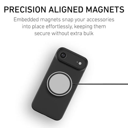 PEEL Magnetic Case for iPhone 17 Air (Black) - color: Black, size: Magnetic