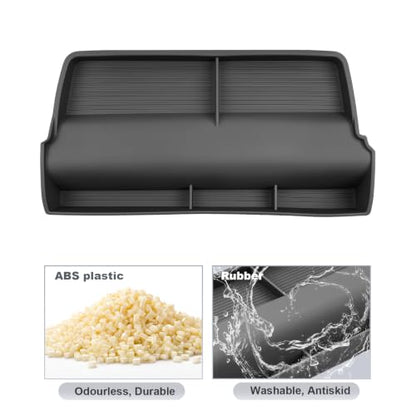 SKTU for 2026 2027 Honda Pilot Passenger Side Storage Tray w/Side Pocket - color: 2026 2027 Pilot/Passport Passenger Tray