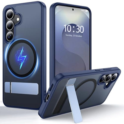 for Samsung Galaxy S25 Case with MagSafe Blue - color: Blue, size: Galaxy S25 with Stand