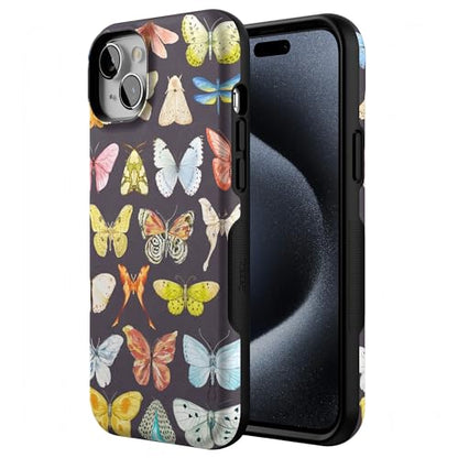 Casely iPhone 15 Plus Case | Midnight Monarch | Jenna Palek x Casely | Bold Protective Design | Compatible with MagSafe - color: Midnight Monarch | Jenna Palek x Casely