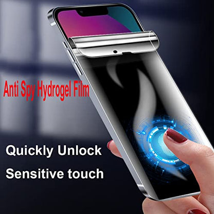 Privacy Screen Protector for iPhone 17, [Anti-Spy] High-sensitivity Soft Hydrogel Film [Not Tempered Glass] - color: iPhone 17
