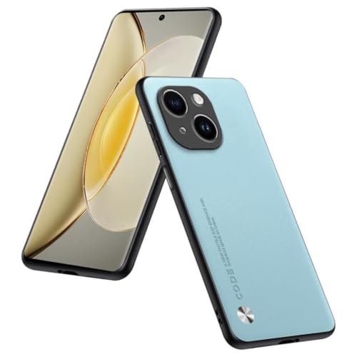 Phone Case Compatible with Smartphone, Compatible with iPhone 15 (6.1"), Protective Cover in PU Leather - Light Blue - color: Light Blue, size: iPhone15