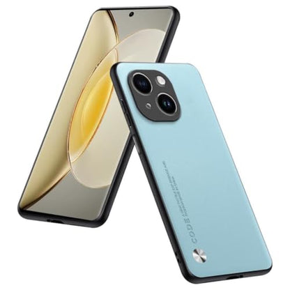 Phone Case Compatible with Smartphone, Compatible with iPhone 15 Plus (6.7"), Protective Cover in PU Leather - Light Blue - color: Light Blue, size: iPhone15 Plus