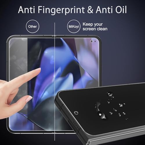 2 Sets Screen Protector for Google Pixel 9 Pro Fold, HD Clear Soft TPU Film for Google Pixel 9 Pro Fold 8.0", Front + Back Flexible Film, Self-Healing, Scratch-Resistant, Easy to Install
