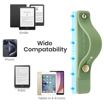 CoBak Hand Strap Holder for Kindle/Tablet - Lightweight TPU, 2 Pack - color: 2-Pack-Sage