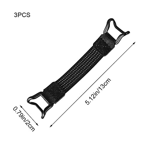 Mobile Phone Security Hand Strap Holders With Clip - Handheld Drop Prevention Elastic Bundle Grip Belts - Accessory for Kindle and Most Smartphones (3 Pcs)