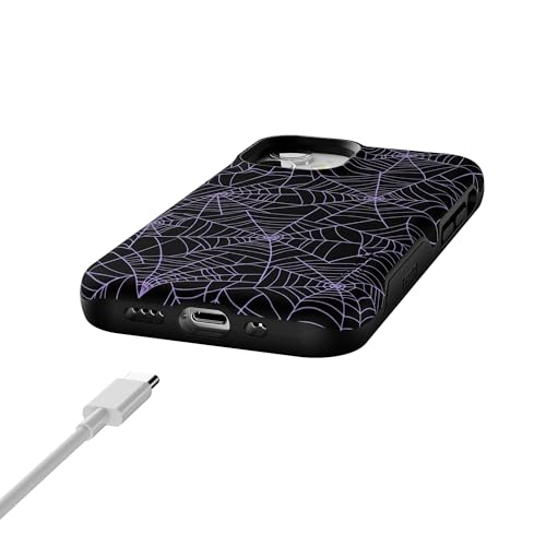 Casely iPhone 12 Mini Case | Midnight Web | Spider Web | Bold Protective Design | Compatible with MagSafe - color: Midnight Web | Spider Web, size: Iphone 12 Mini
