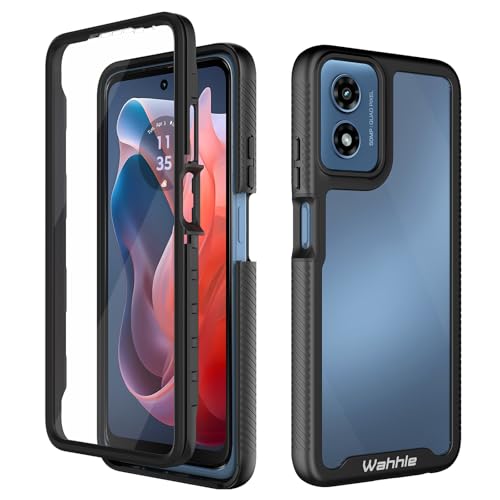 Compatible with Moto G 5G 2024 Case, Built in Screen Protector Full Body Shockproof Slim Fit Bumper Protective Phone Cover for Men Women-Black - size: Moto G 5G 2024 Case