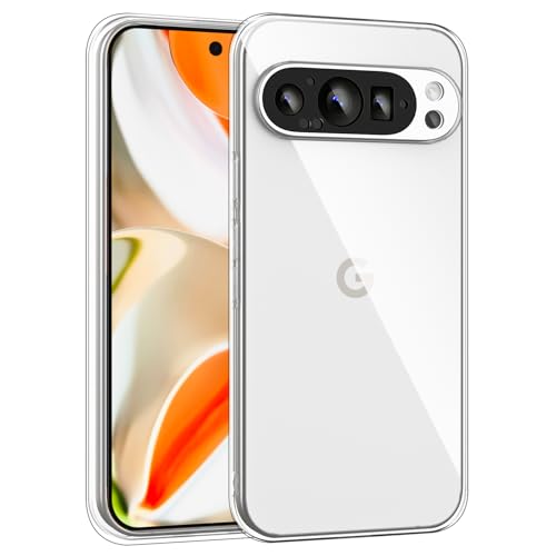 TENOC Phone Case for Google Pixel 9 Pro XL, Clear Case Shockproof Protective Bumper Slim Cover for 6.8 Inch - color: Clear, size: Pixel 9 Pro XL