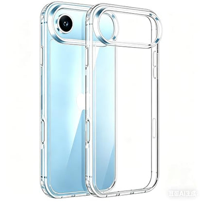 Compatible with iPhone Air Case Clear Military-Grade Shockproof High-Transparency Scratch-Resistant and Anti-Yellowing Acrylic for iPhone Air - size: iPhone Air