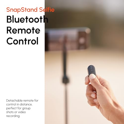 ShiftCam SnapStand Selfie – Magnetic Selfie Stick & Tripod – Compact, Foldable & Extendable with Tilt Head and Magnetic Bluetooth Remote (Midnight, SnapStand Selfie) - color: Midnight, size: SnapStand Selfie