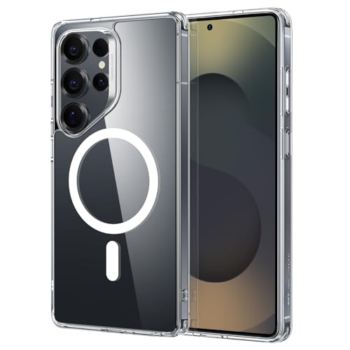 ESR for Samsung Galaxy S25 Ultra Phone Case, Compatible with MagSafe, Magnetic Case for S25 Ultra, Military-Grade Protection, Yellowing Resistant, Classic Series, Clear - color: Clear, size: S25 Ultra(6.9 inch)