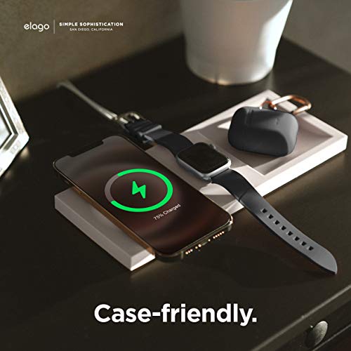 elago Charging Tray Duo for MagSafe & Apple Watch Chargers - color: Stone