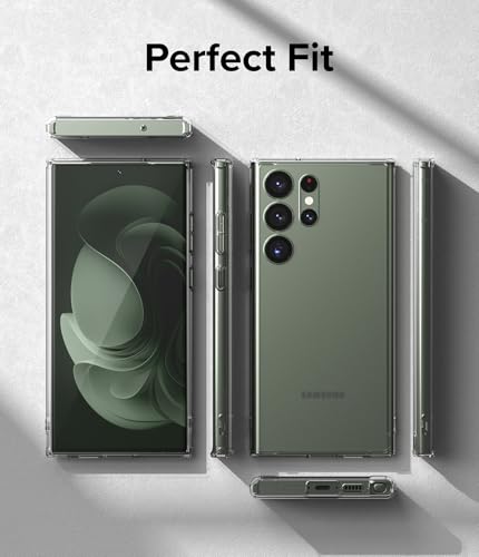 Ringke for Samsung Galaxy S23 Ultra Case [Fusion Matte Clear] | Oil & Dirt Resistant, Anti-Fingerprint Technology Prevents Oily Smudges, Frosted Coating Feels Velvety Soft - size: Galaxy S23 Ultra