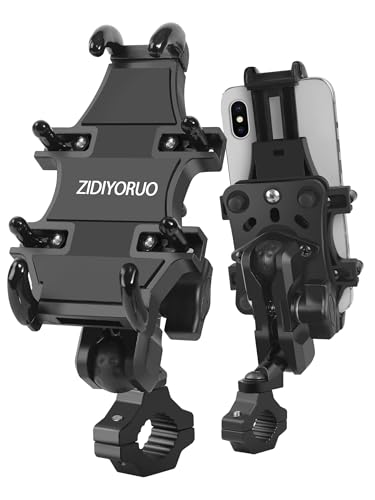 ZIDIYORUO Anti-Theft ATV Phone Mount Holder with Vibration Dampener