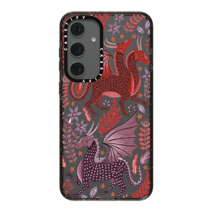 CASETiFY for Galaxy S24+ Case - Impact | 8.2 ft. 4x Military Grade Drop Protection | Red Dragon Mythical Magic | Black - color: Red Dragon Mythical Magic, size: Galaxy S24+ (6.7")